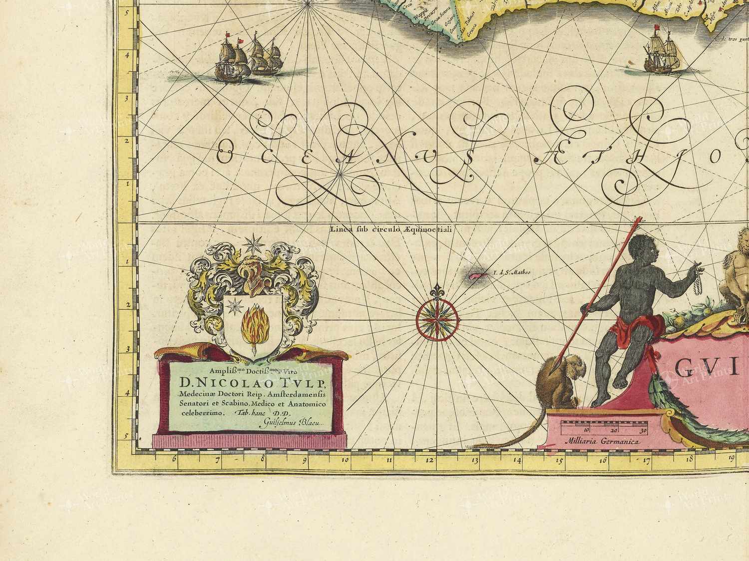 Map bottom left quadrant
