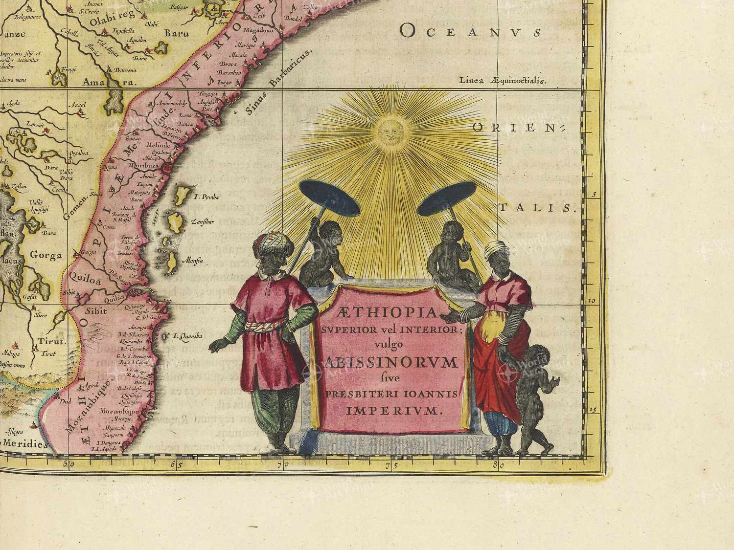 Map bottom right quadrant