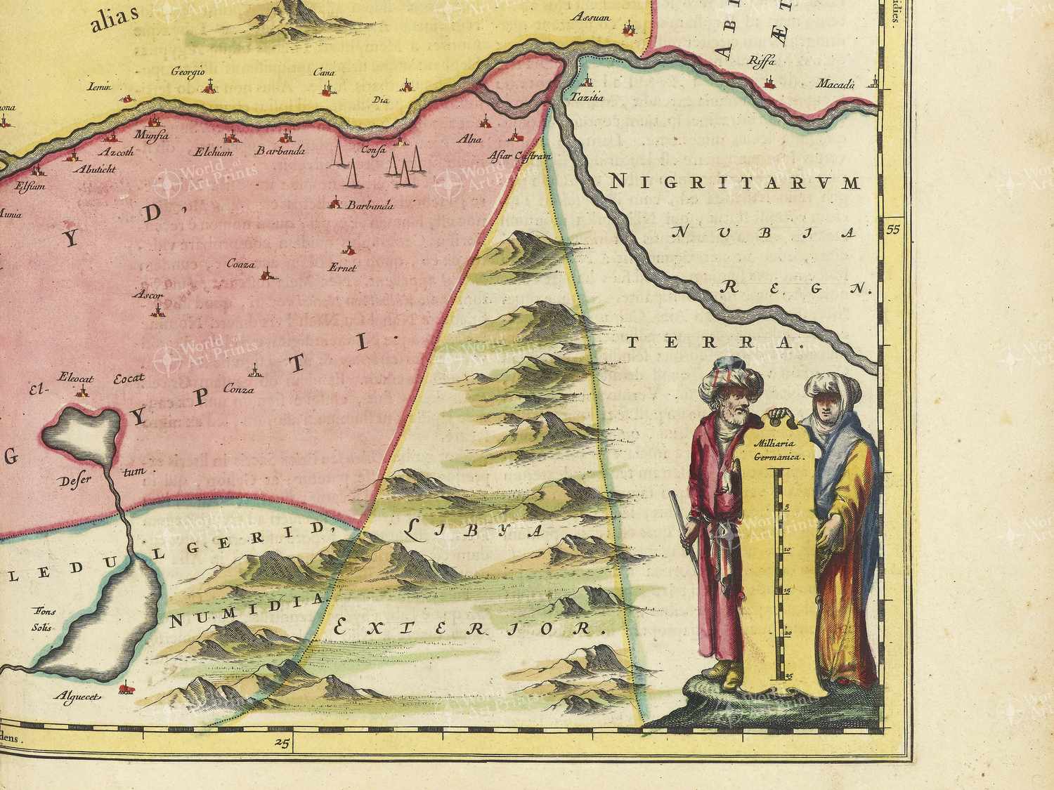 Map bottom right quadrant