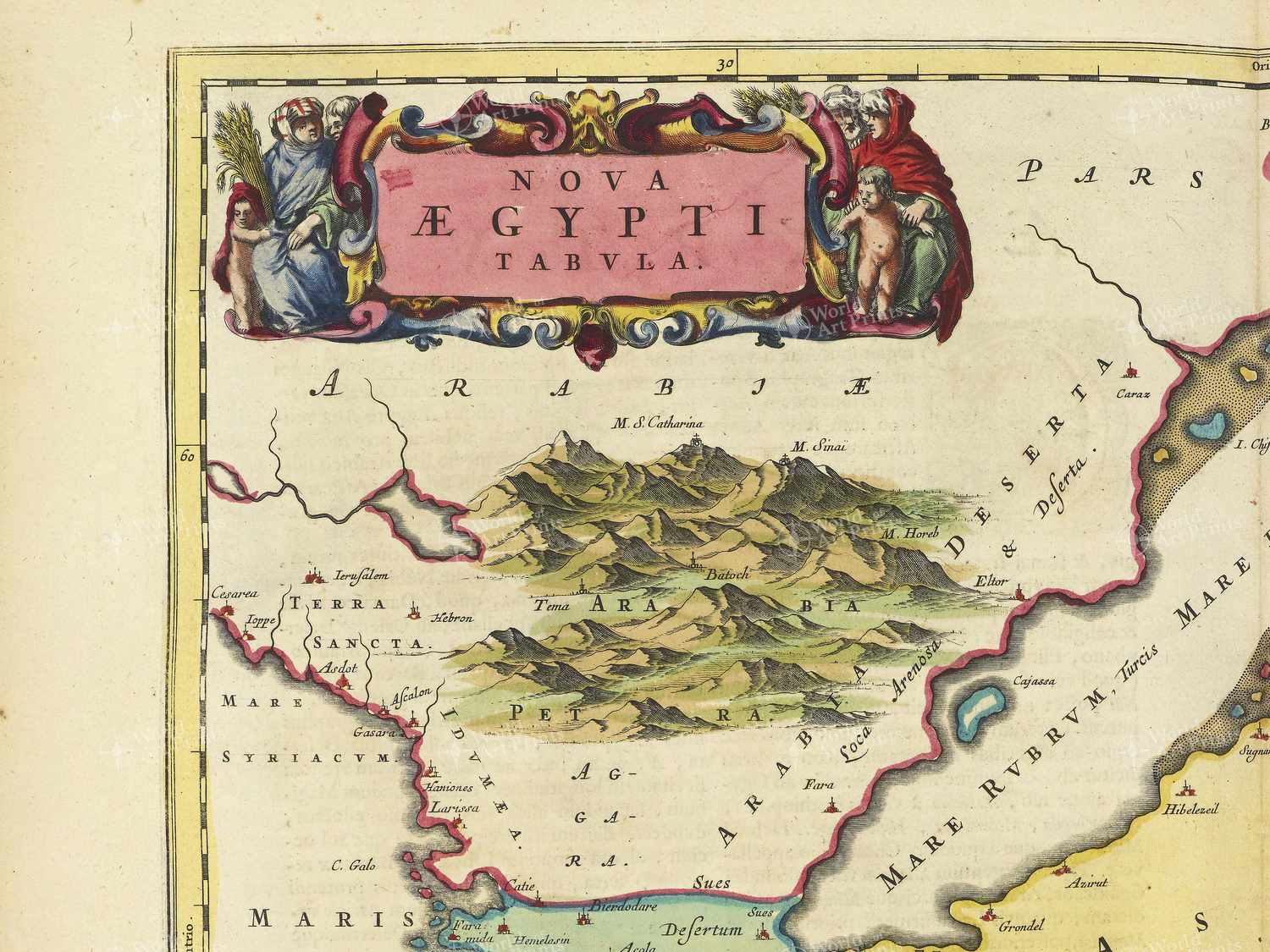 Map top left quadrant