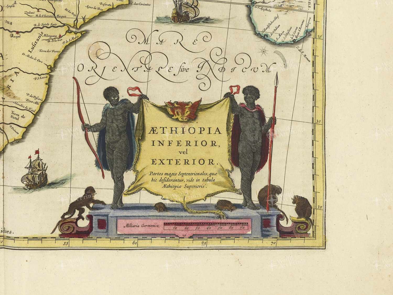 Map bottom right quadrant