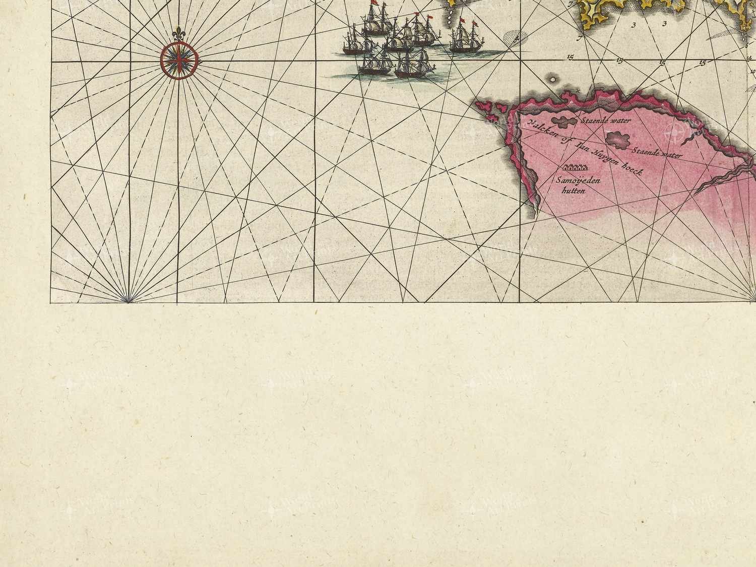 Map bottom left quadrant