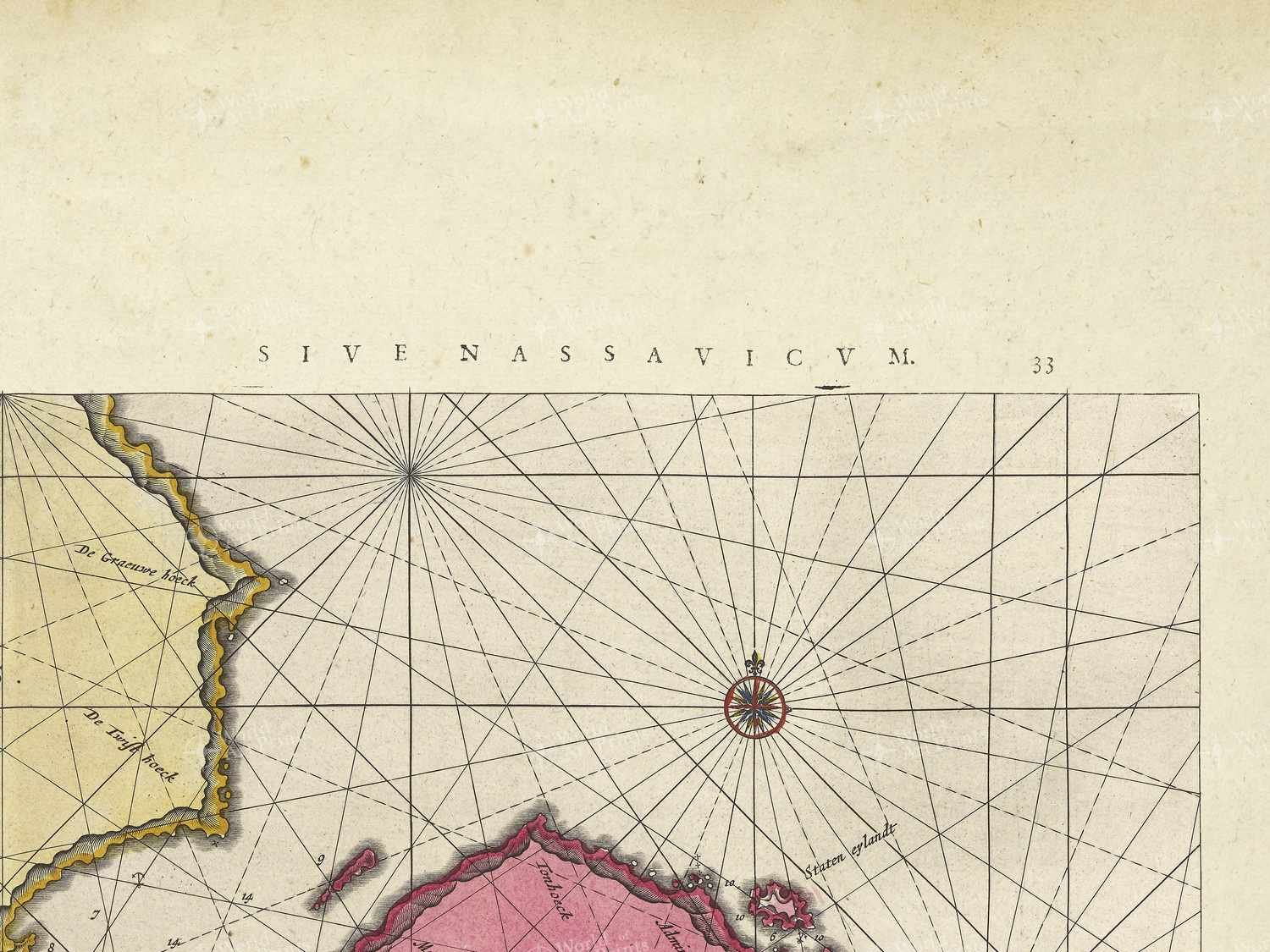 Map top right quadrant