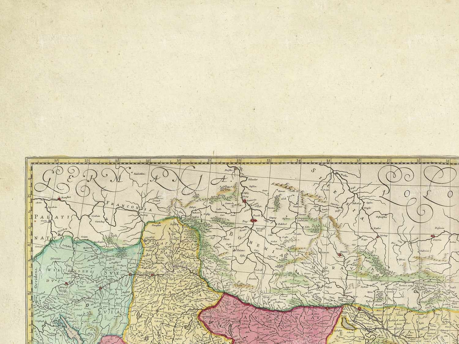 Map top left quadrant