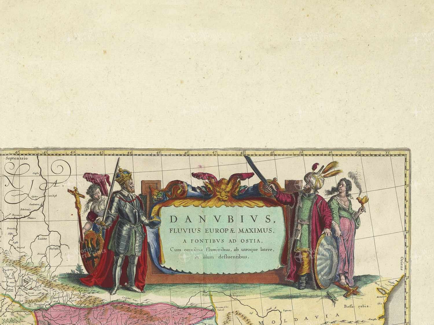 Map top right quadrant