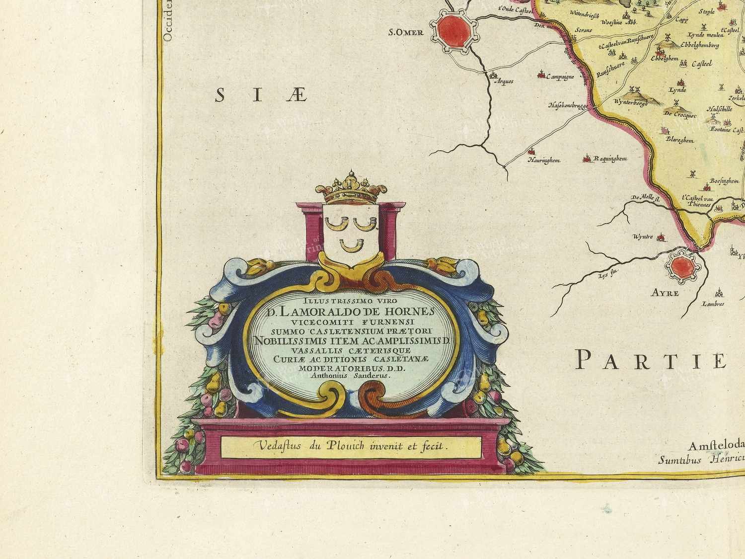 Map bottom left quadrant