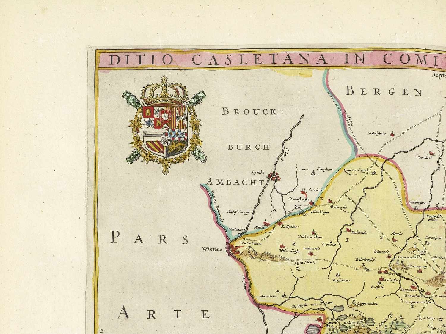 Map top left quadrant