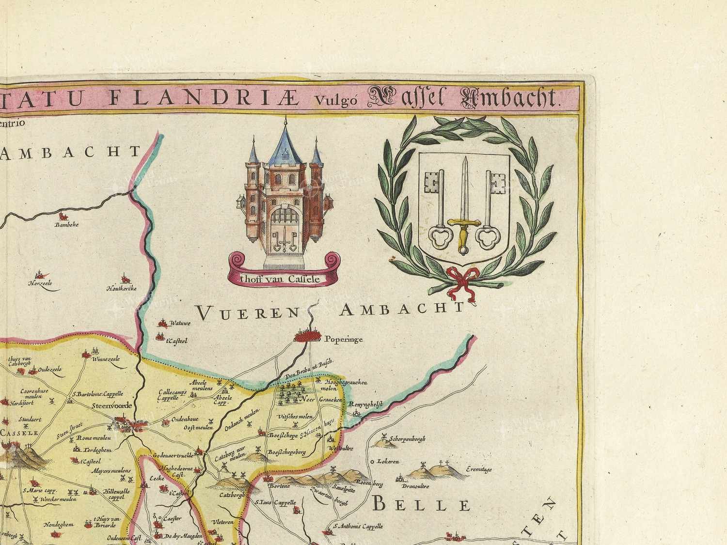 Map top right quadrant