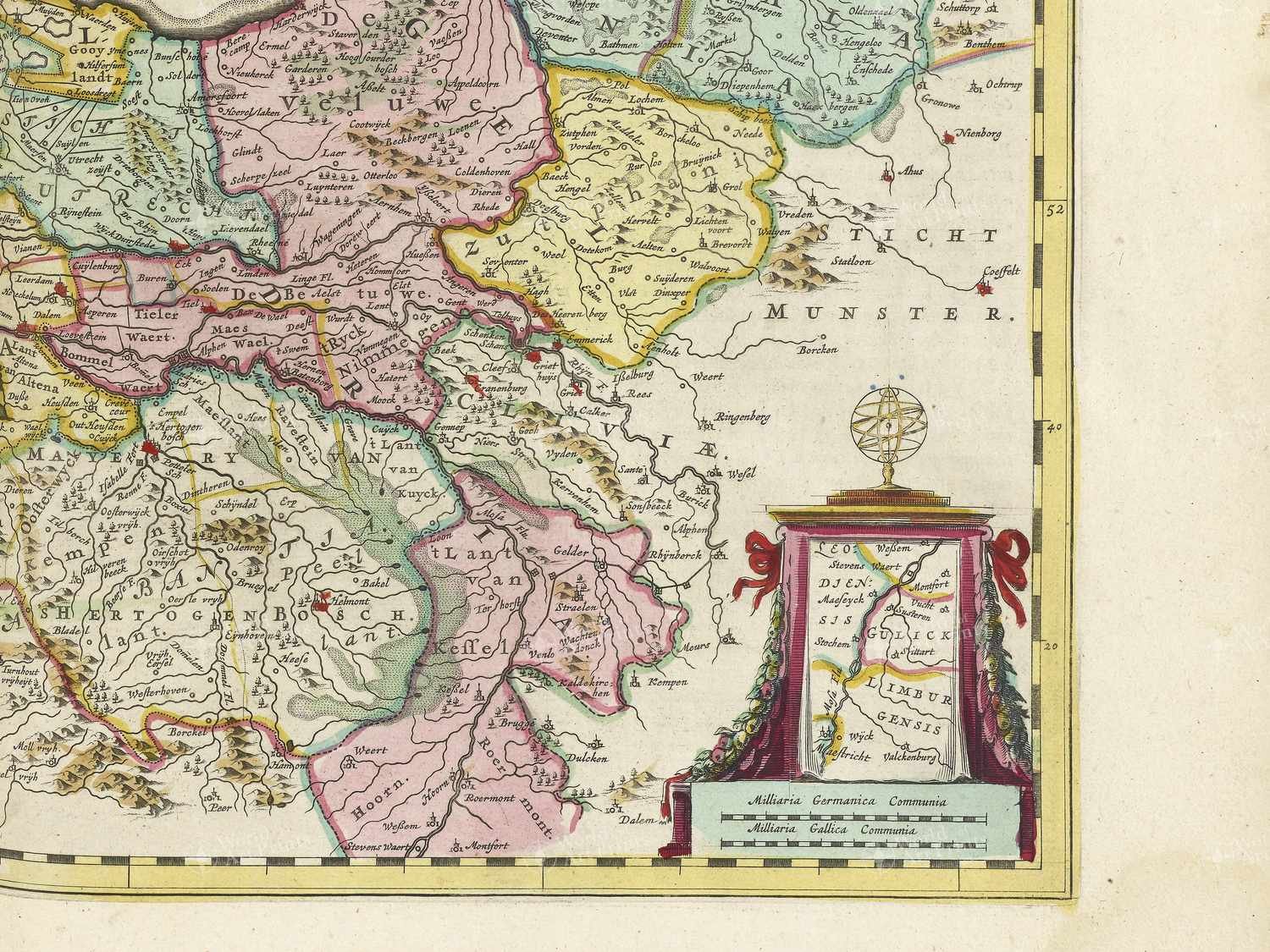 Map bottom right quadrant