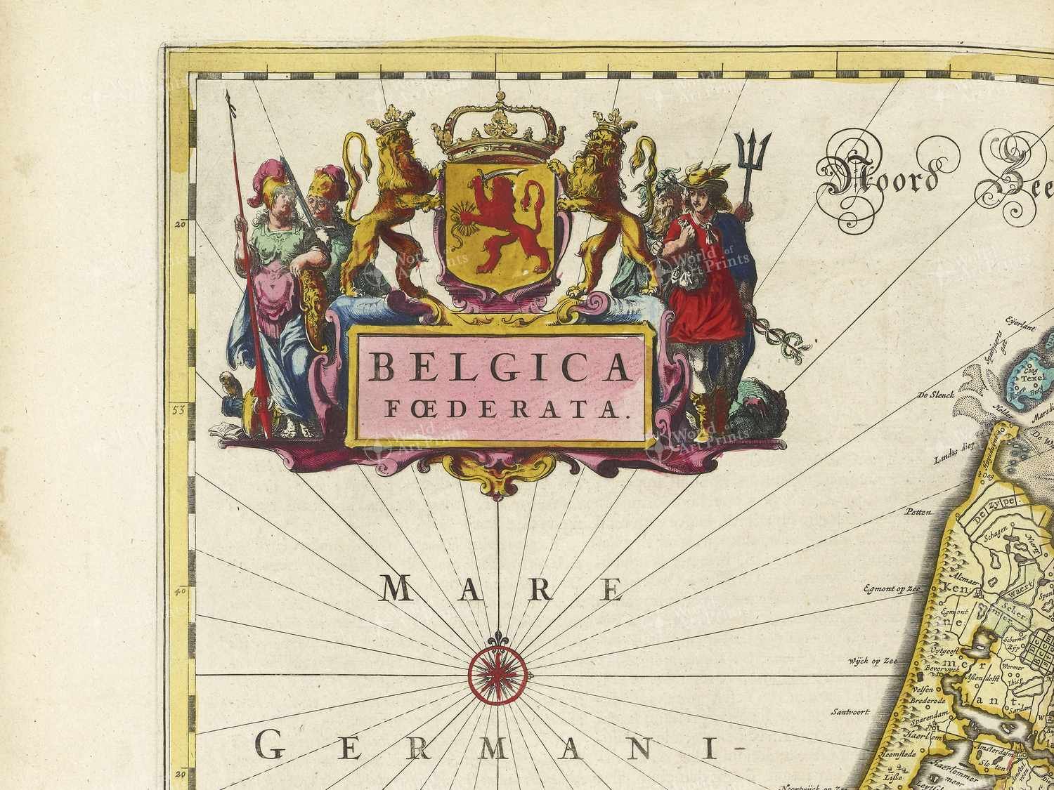 Map top left quadrant