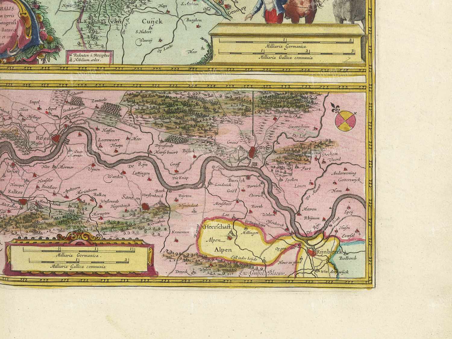 Map bottom right quadrant