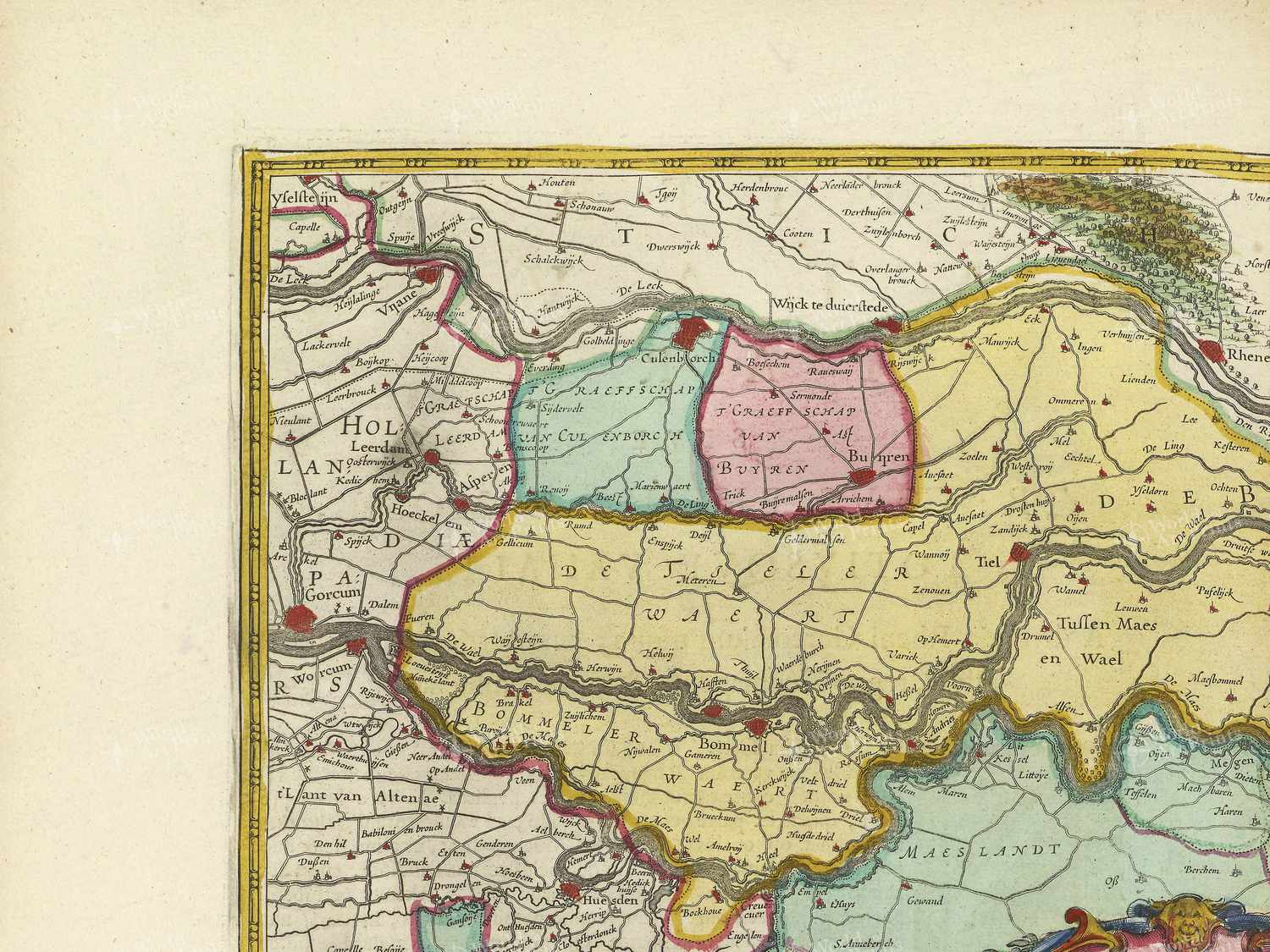 Map top left quadrant