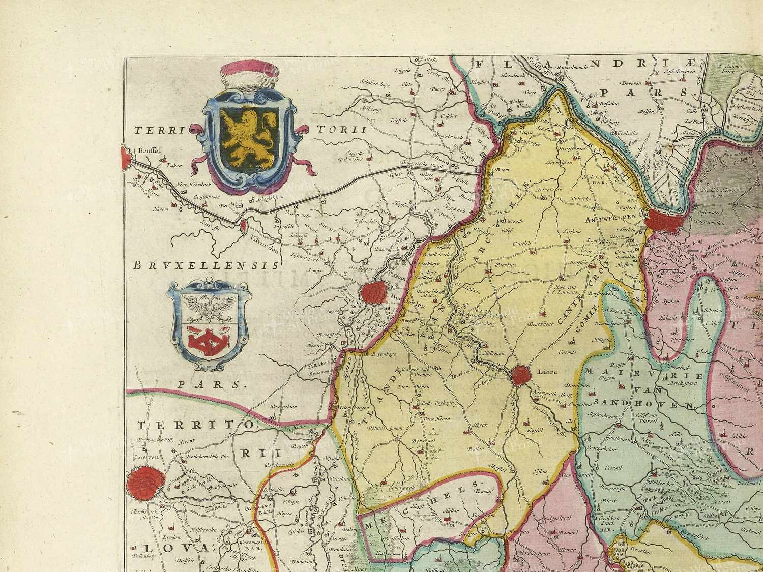 Map top left quadrant