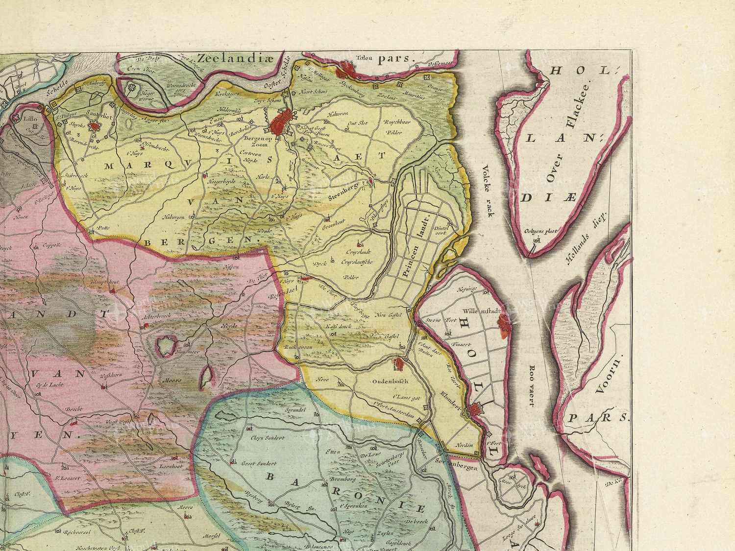 Map top right quadrant