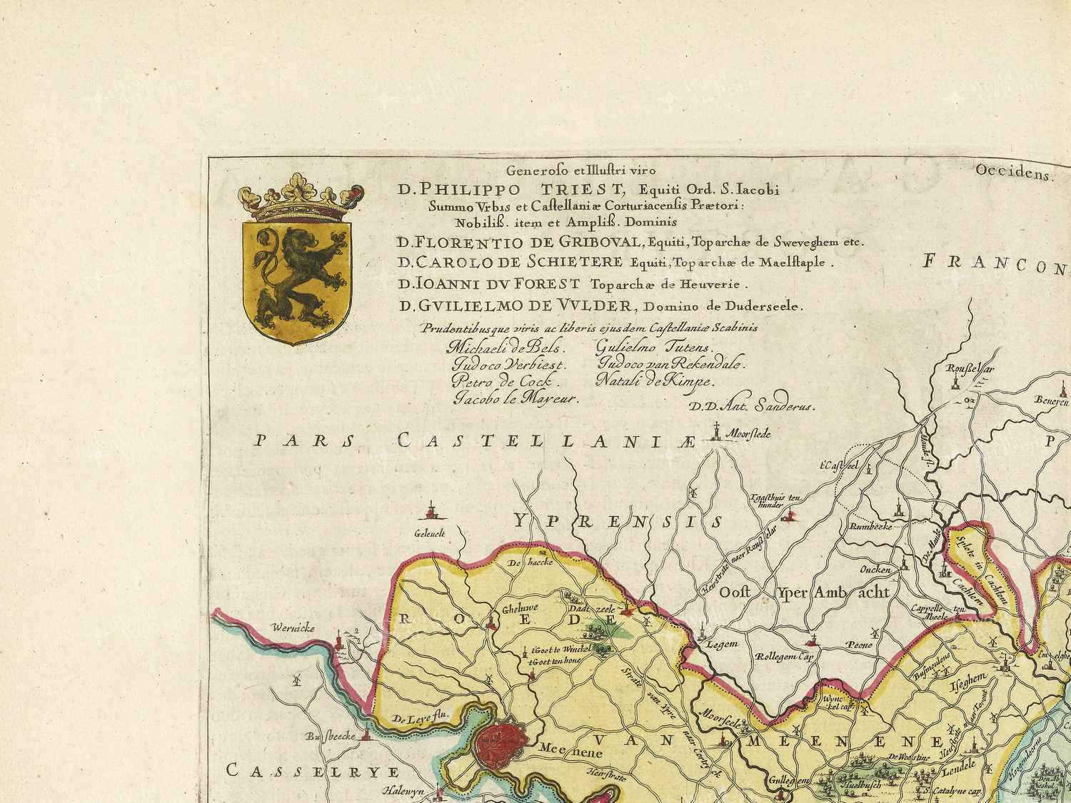 Map top left quadrant