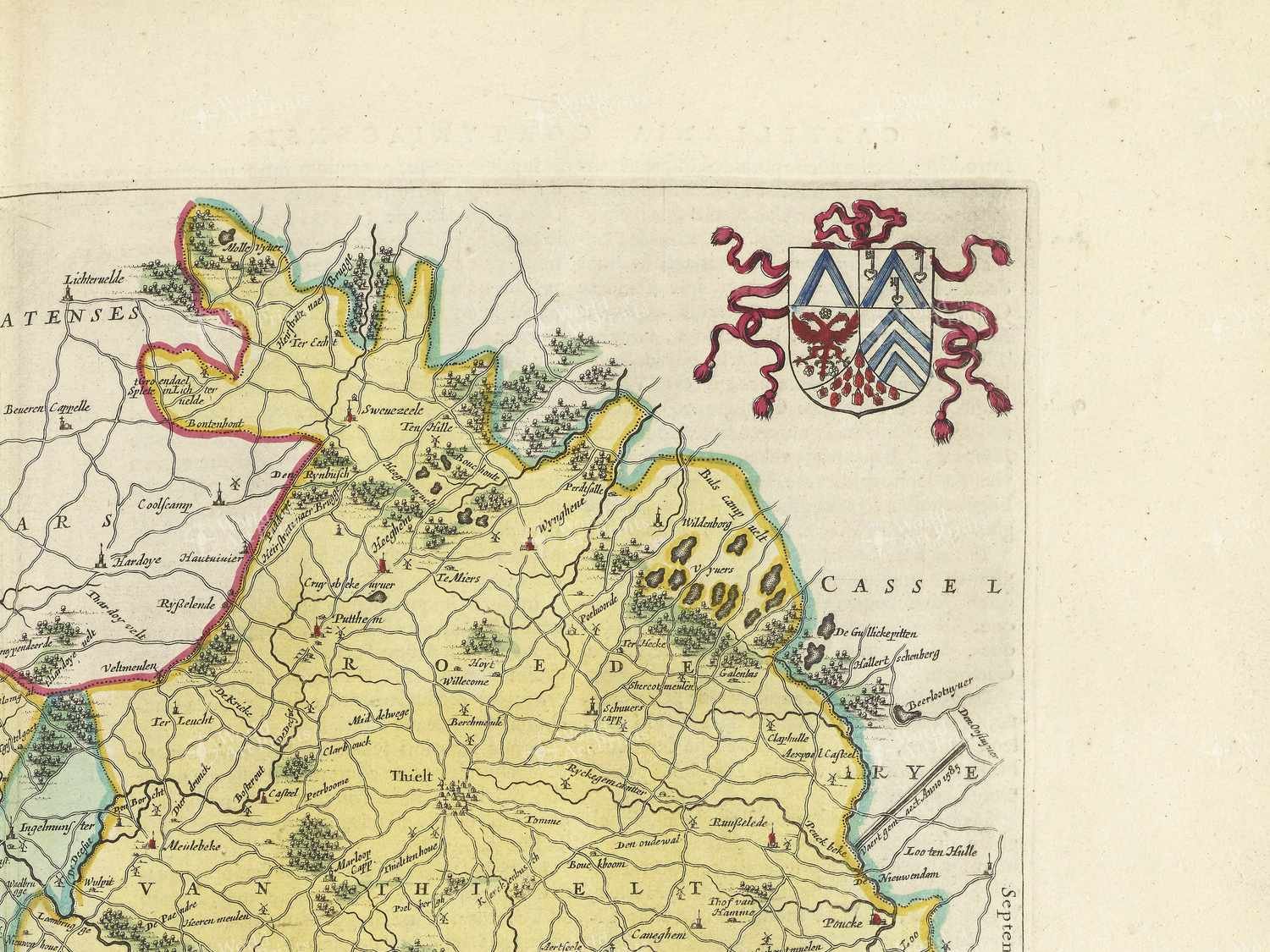 Map top right quadrant