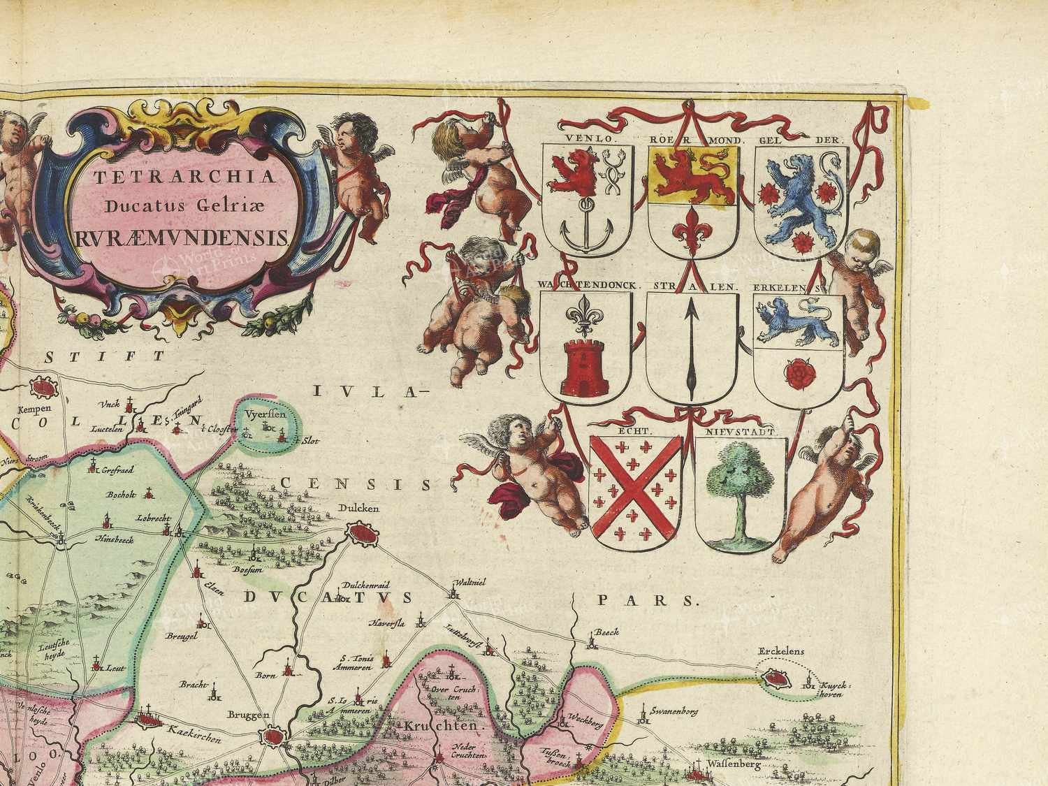 Map top right quadrant