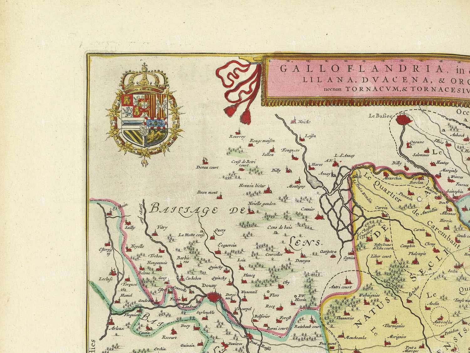 Map top left quadrant