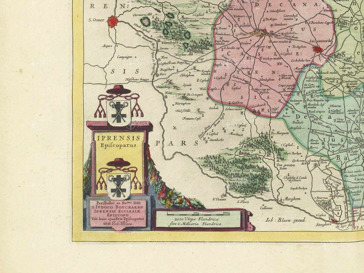 Map bottom left quadrant