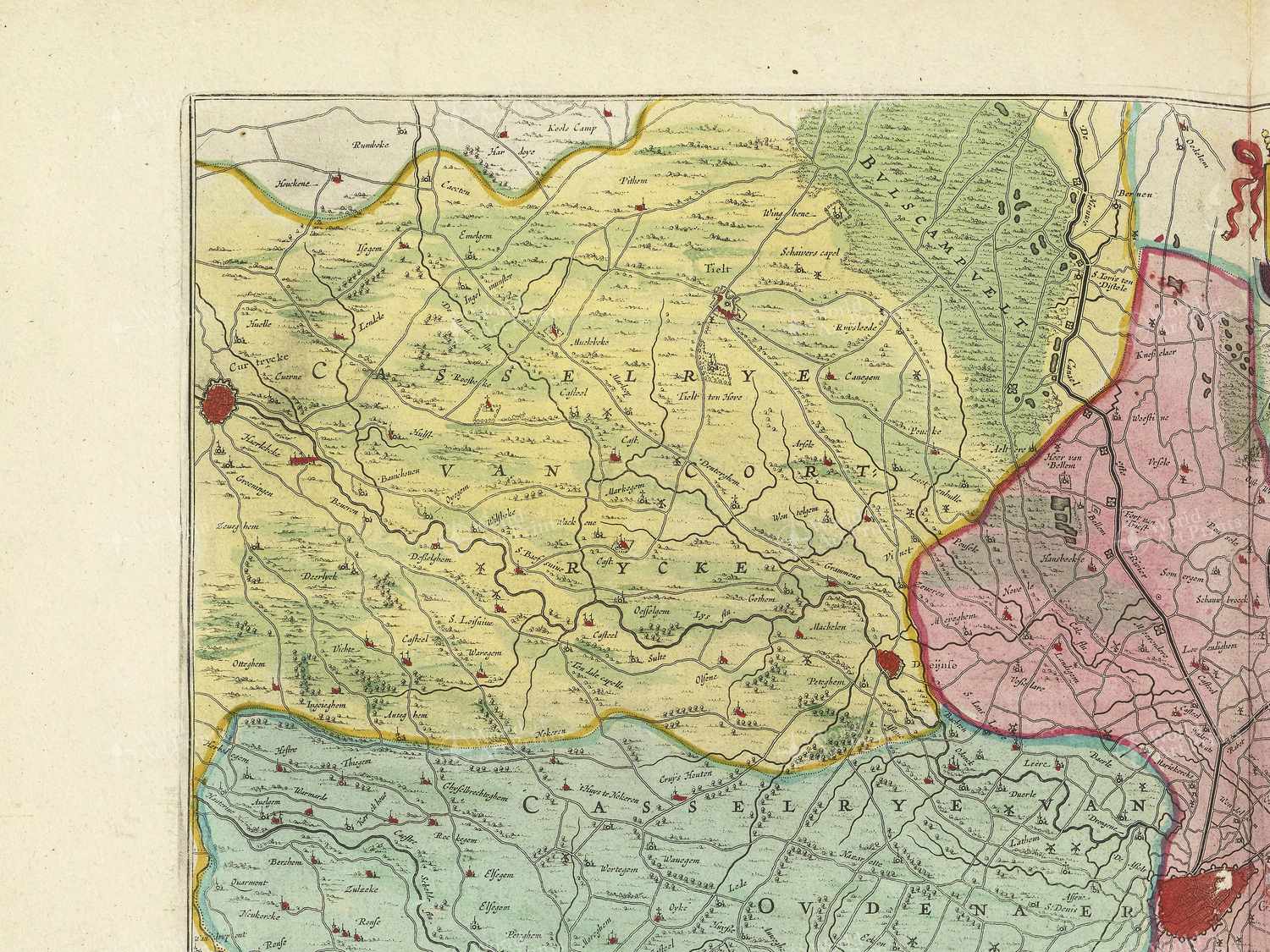 Map top left quadrant