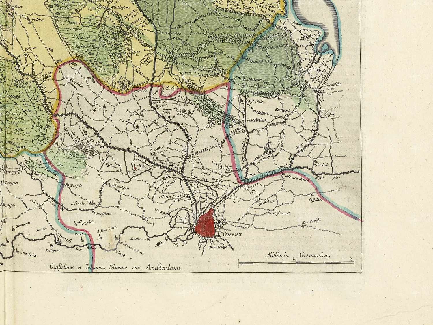 Map bottom right quadrant