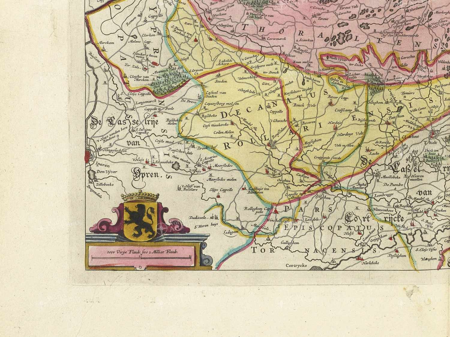 Map bottom left quadrant