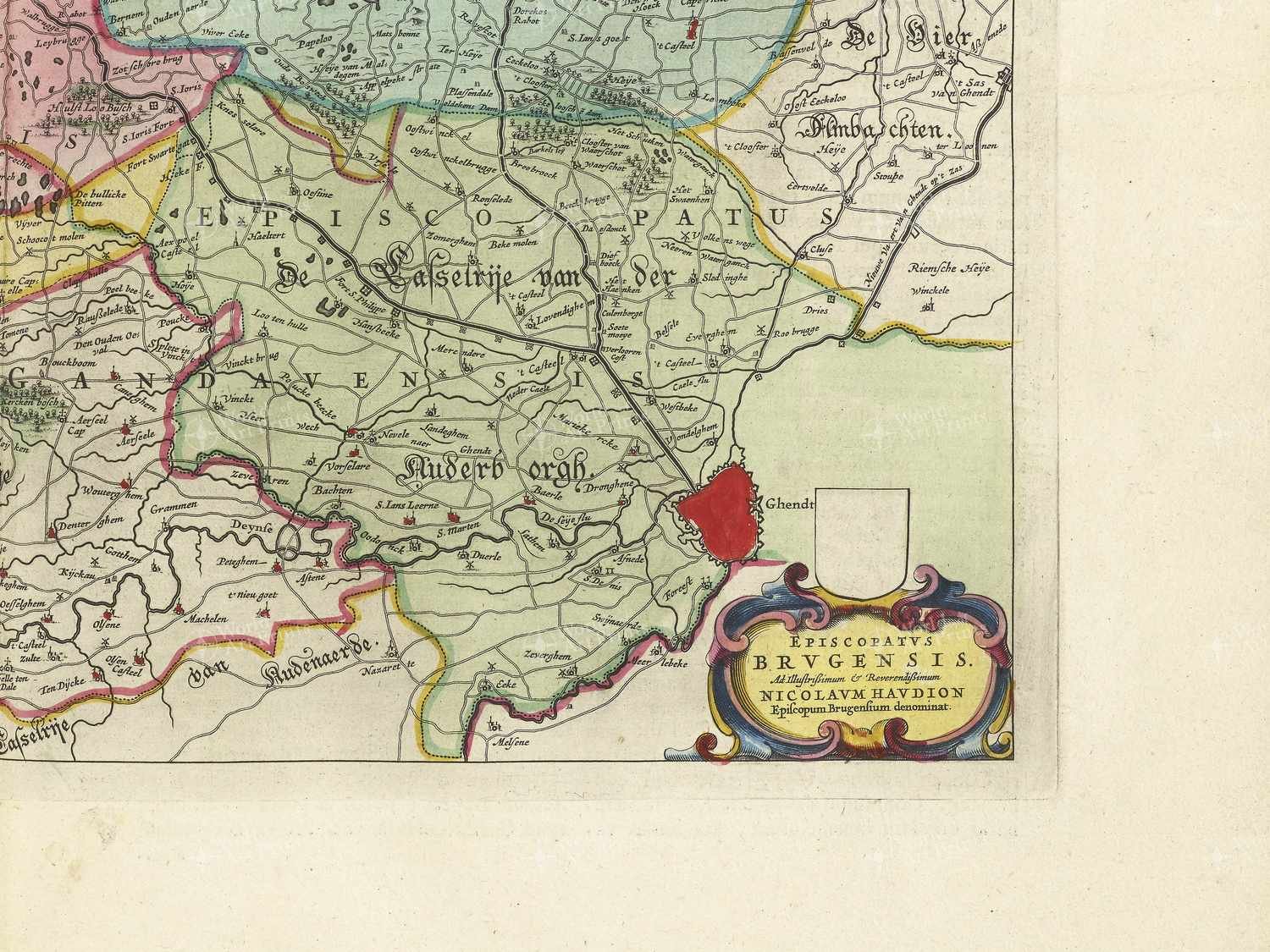Map bottom right quadrant