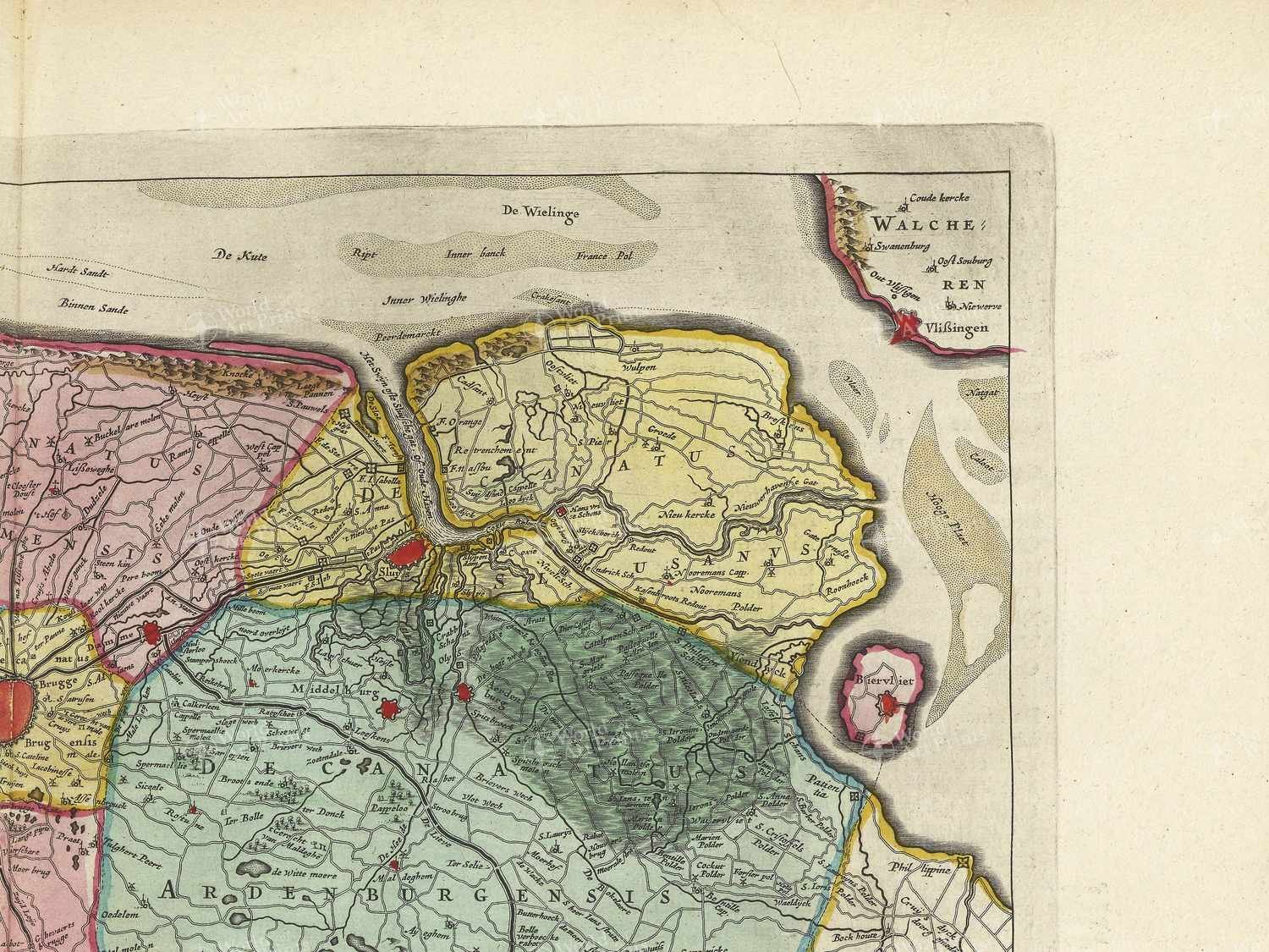 Map top right quadrant