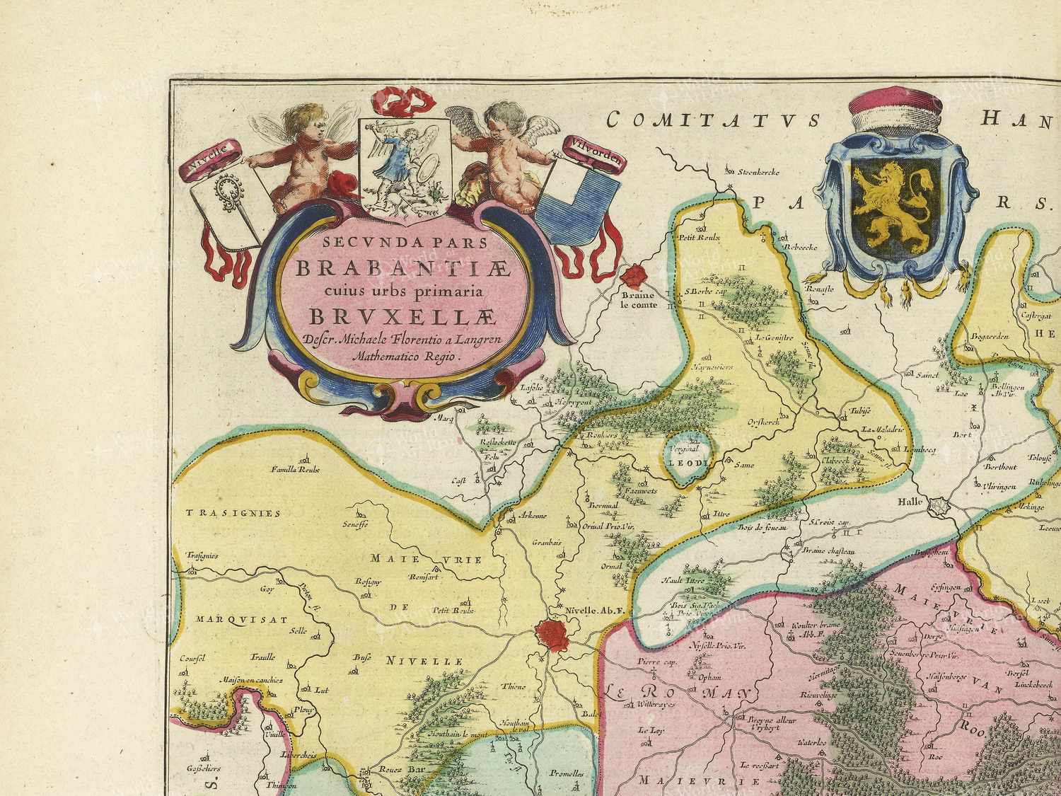 Map top left quadrant