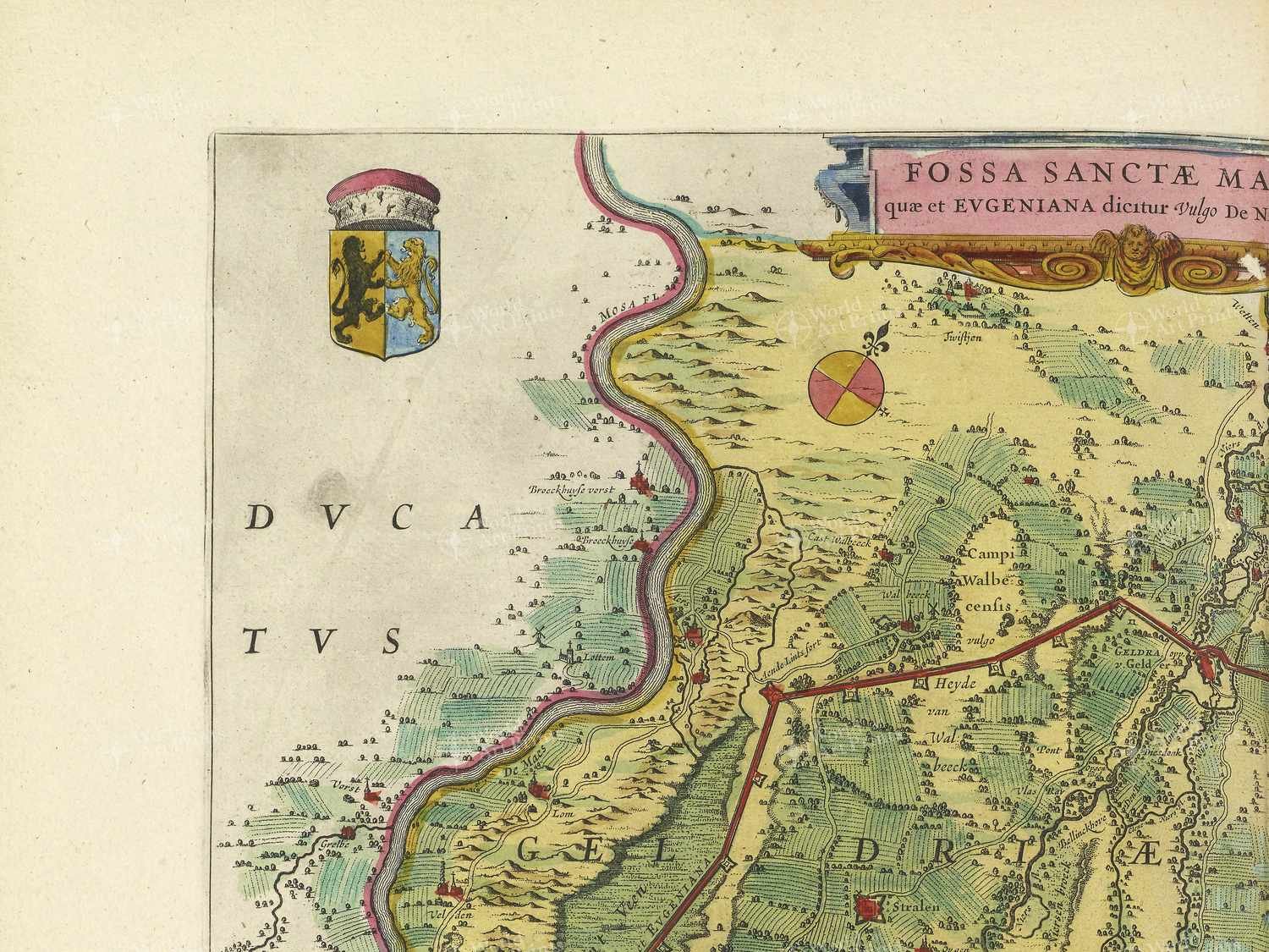 Map top left quadrant