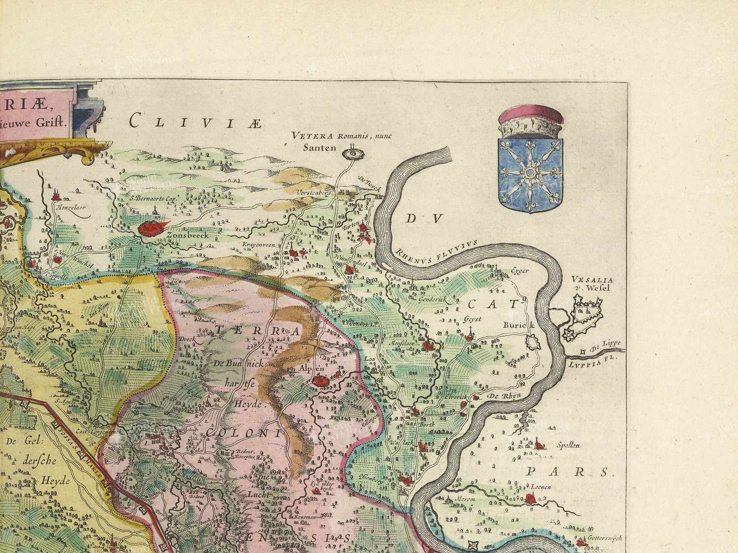 Map top right quadrant