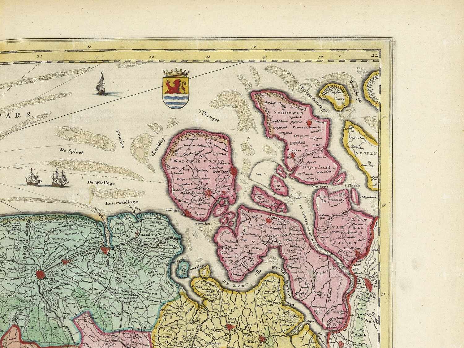 Map top right quadrant