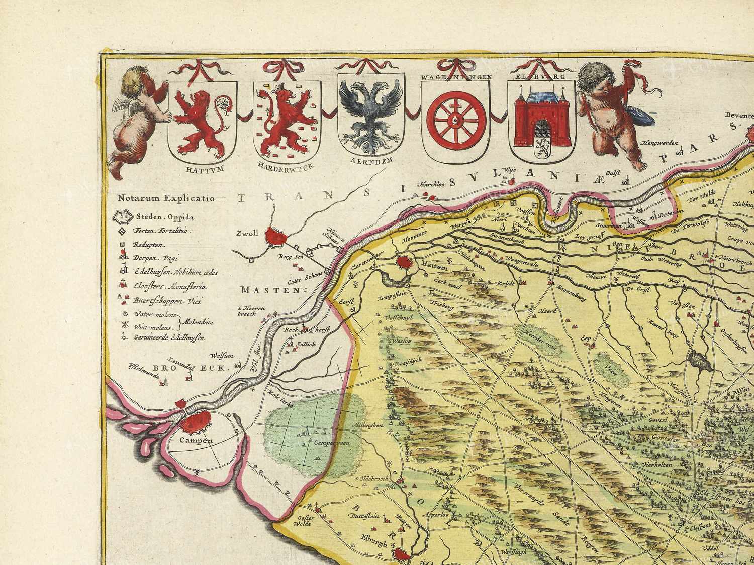 Map top left quadrant