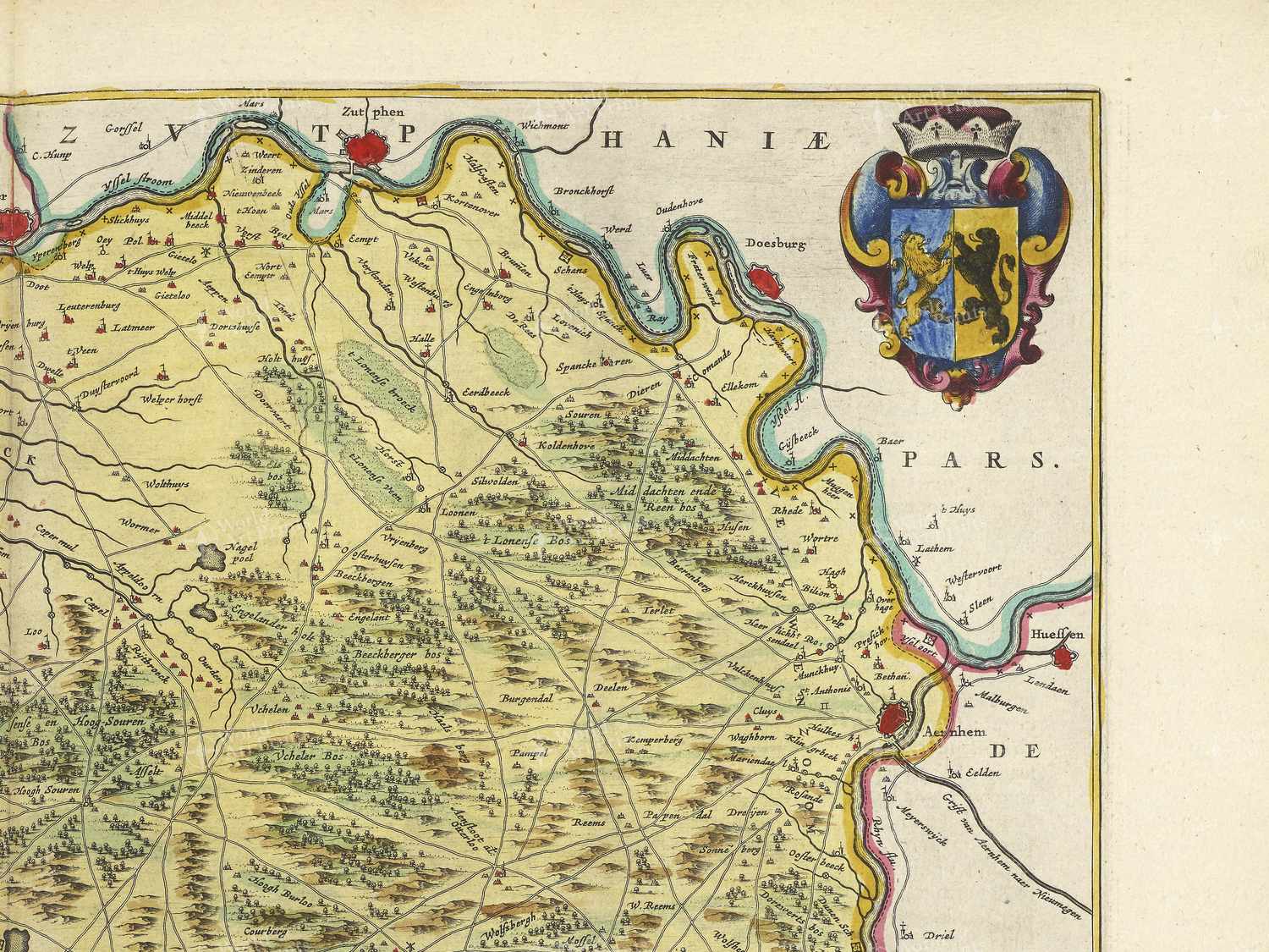 Map top right quadrant