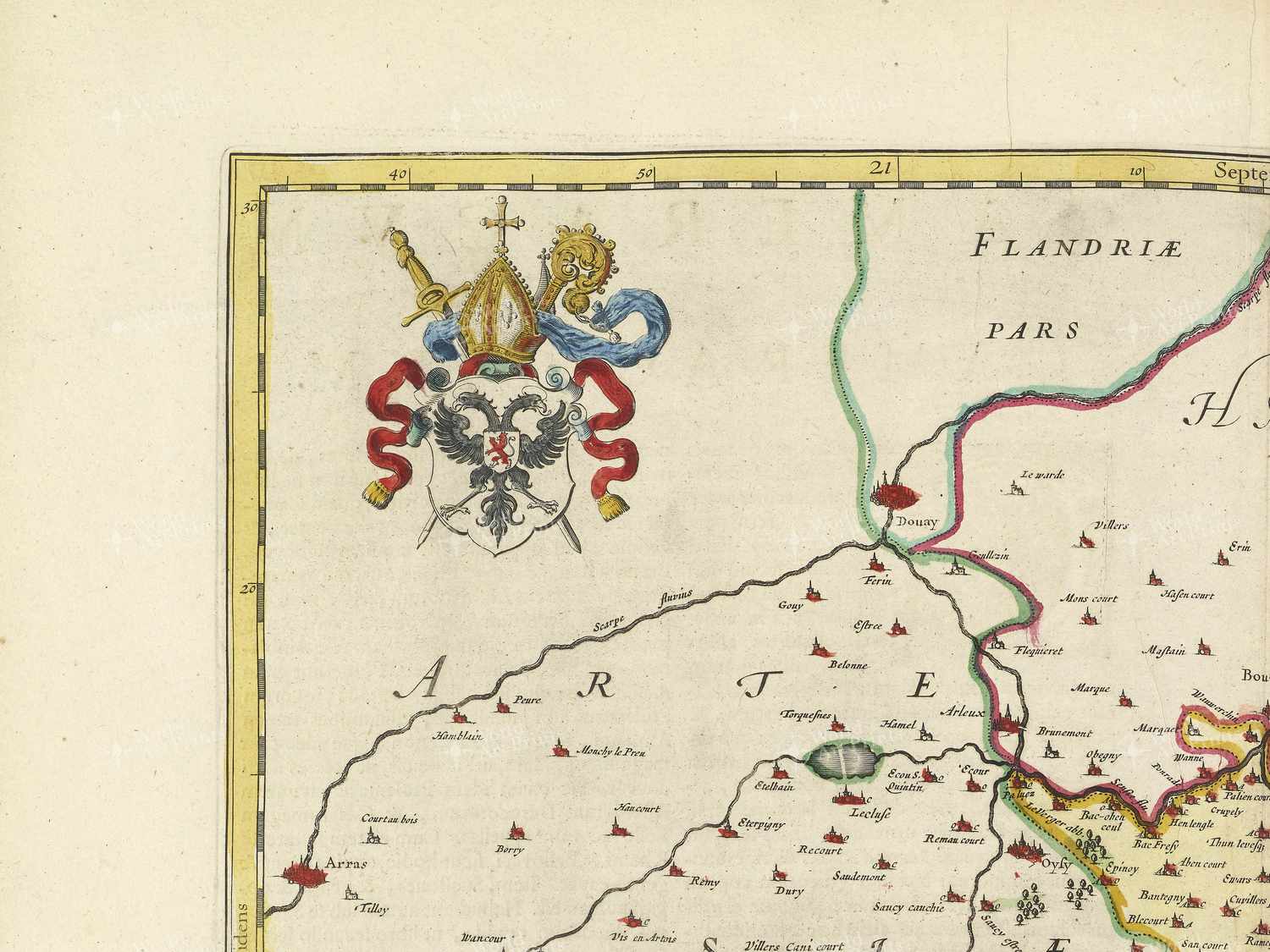 Map top left quadrant
