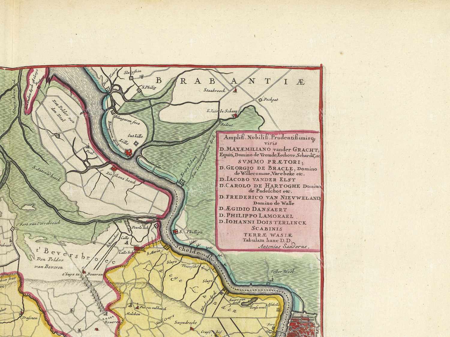 Map top right quadrant