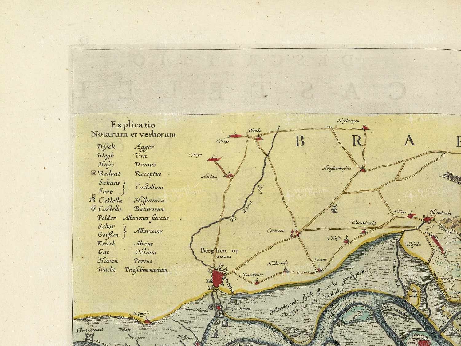 Map top left quadrant