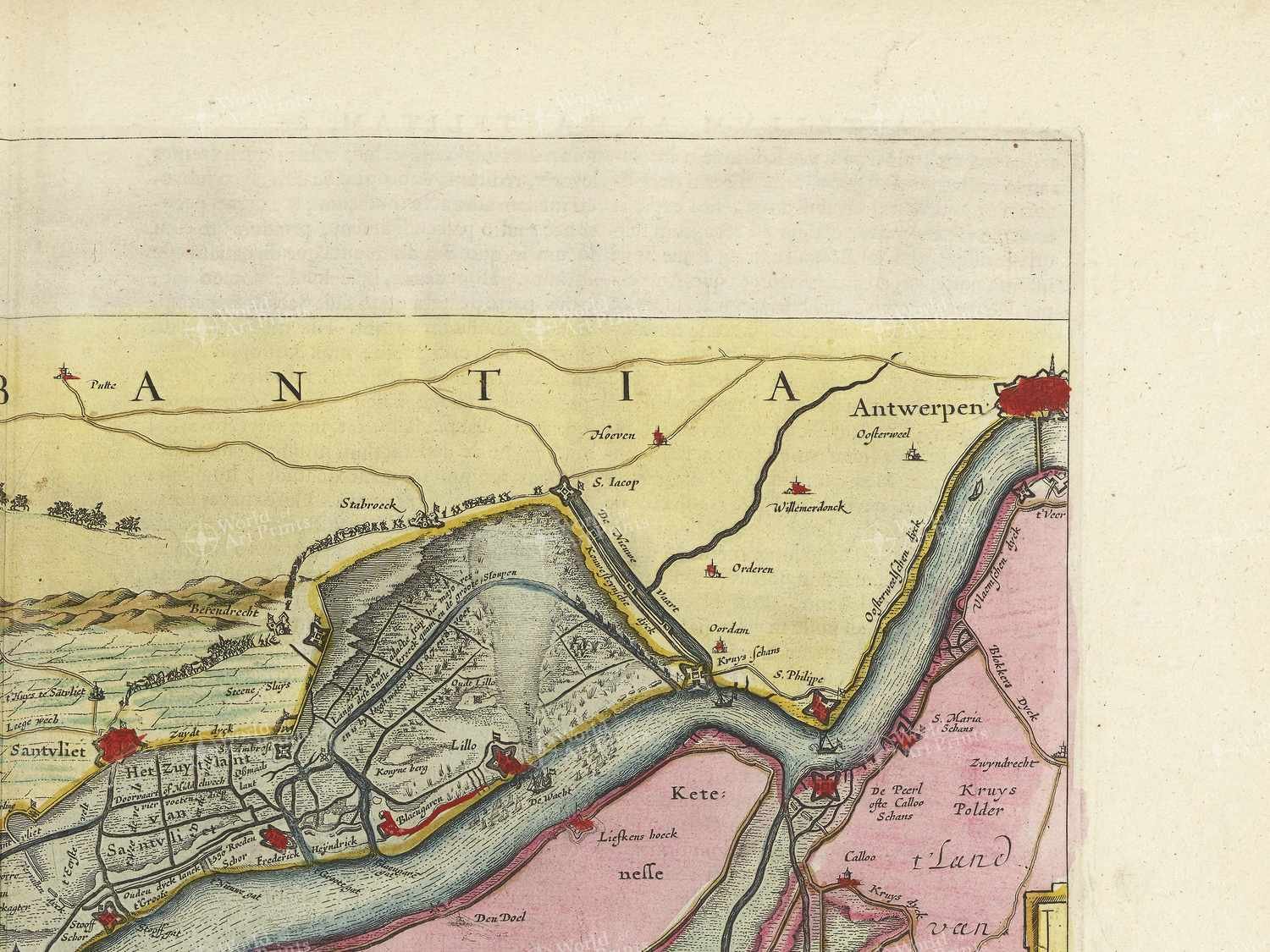 Map top right quadrant