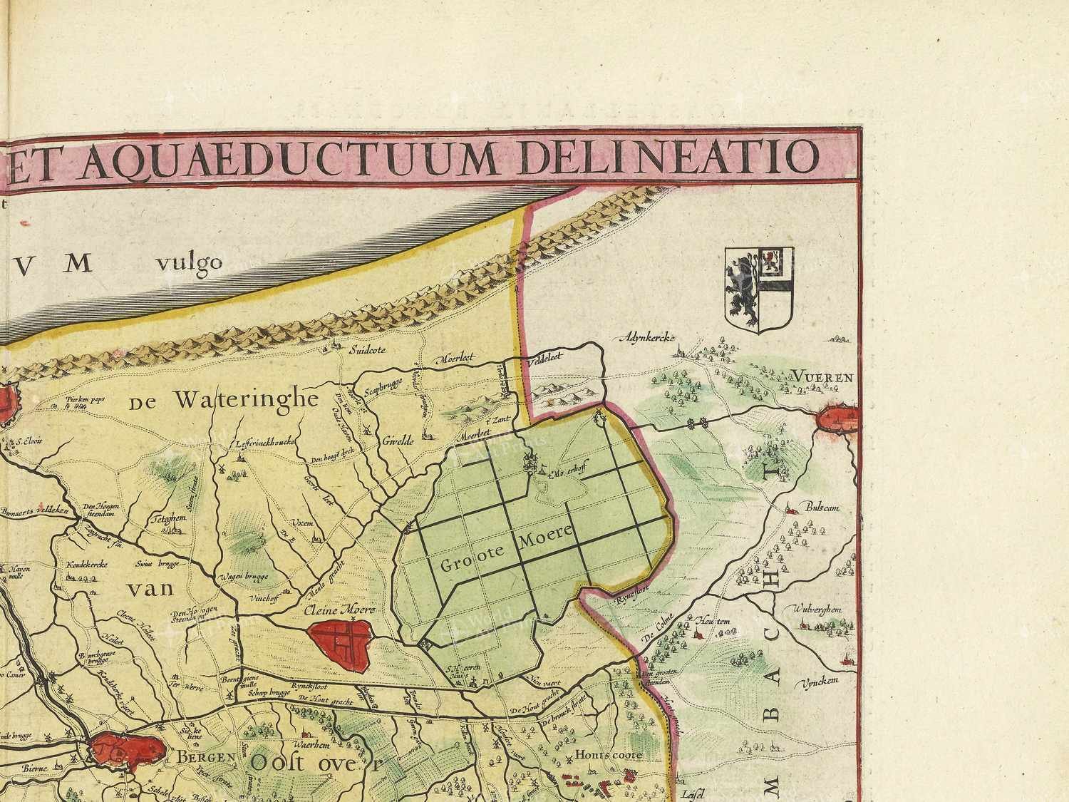 Map top right quadrant
