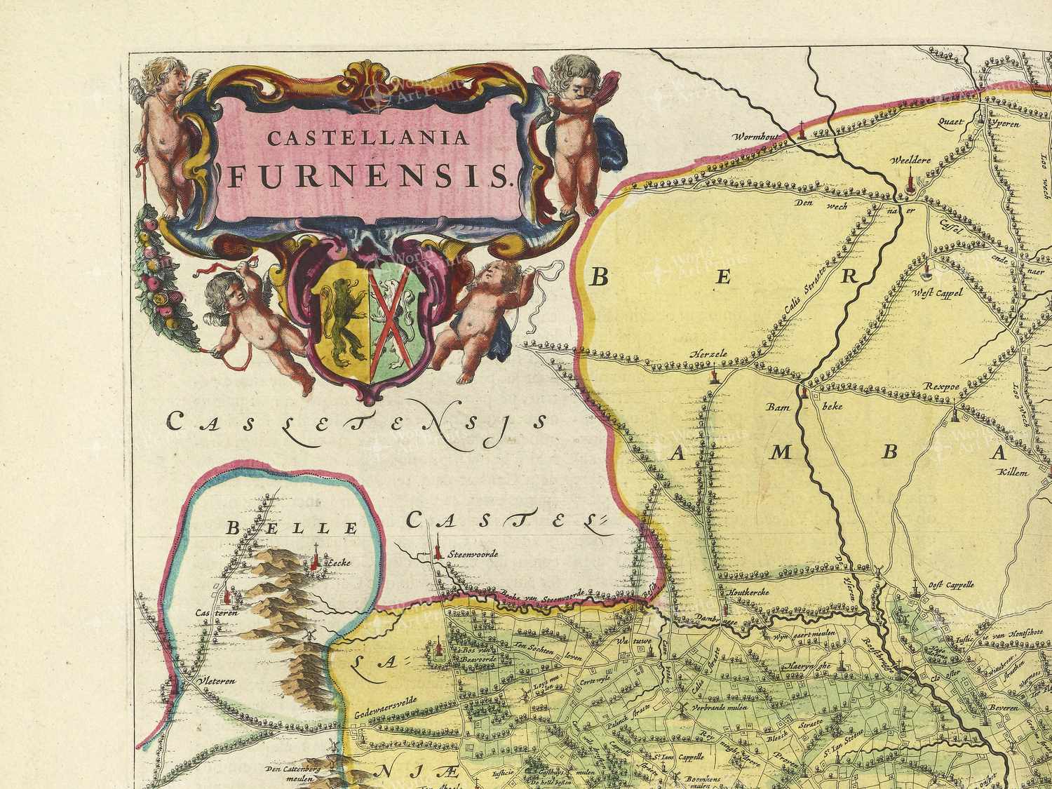 Map top left quadrant