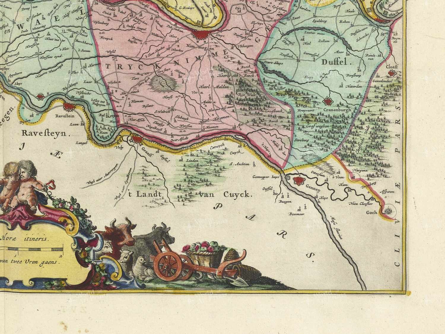 Map bottom right quadrant