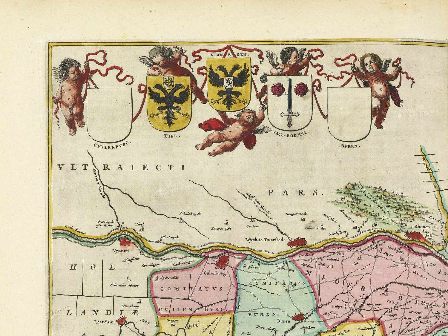 Map top left quadrant