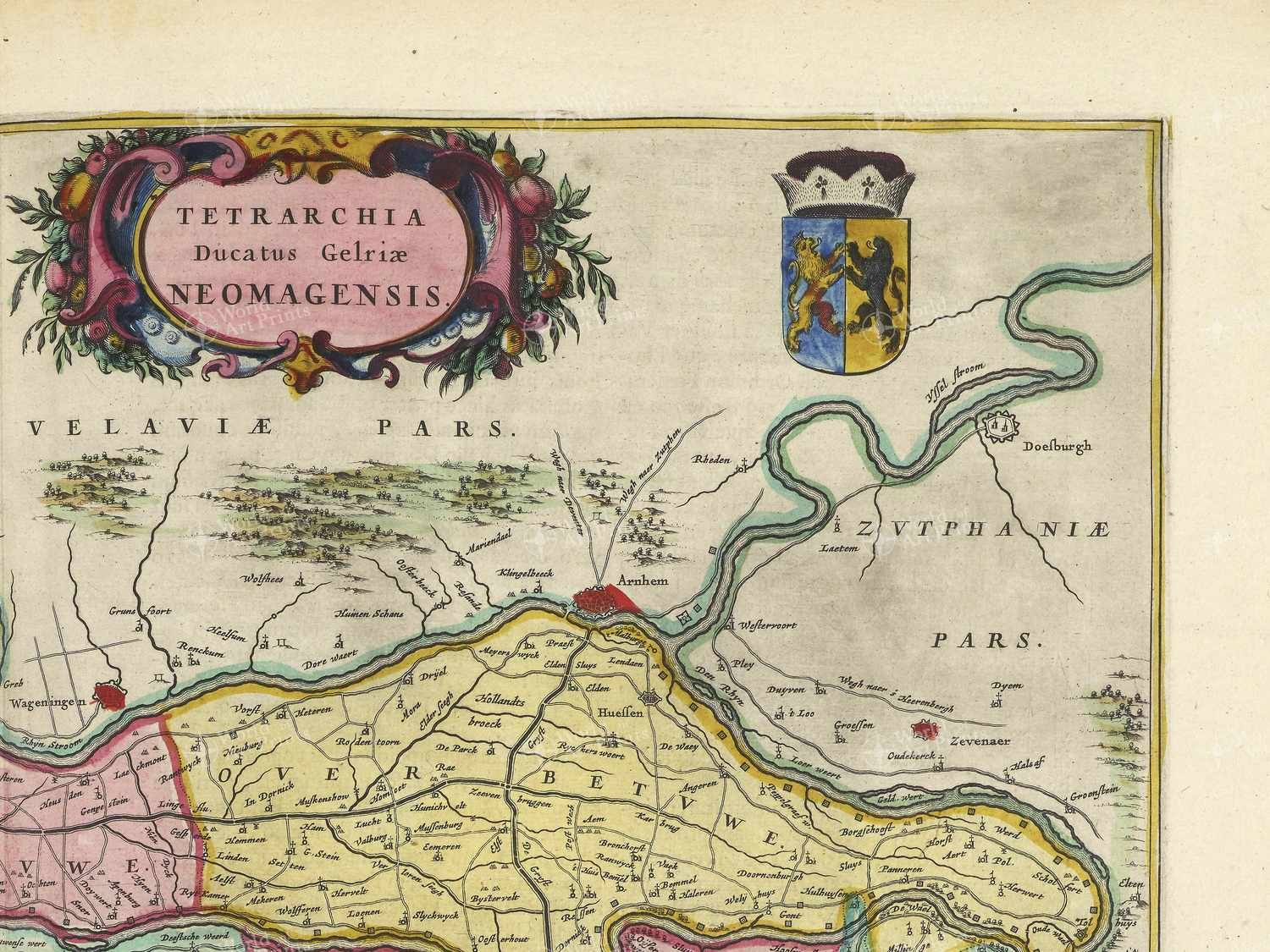 Map top right quadrant