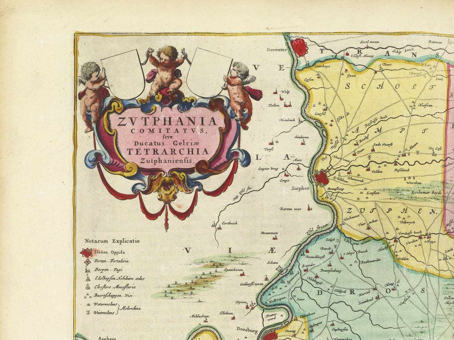 Map top left quadrant
