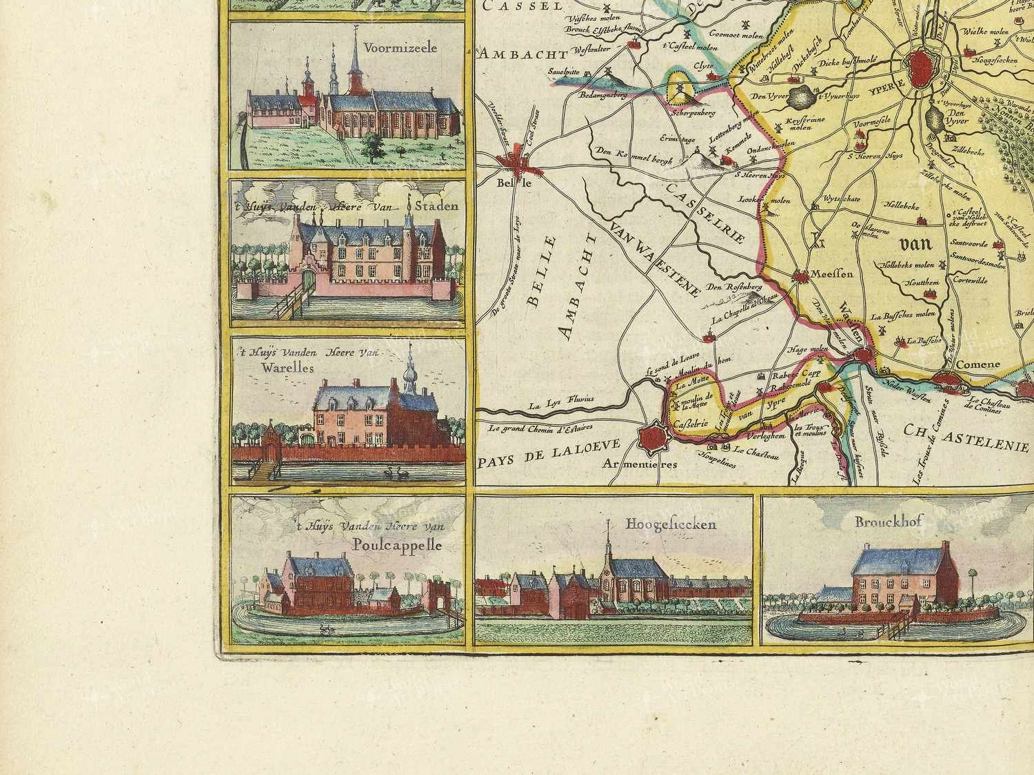 Map bottom left quadrant