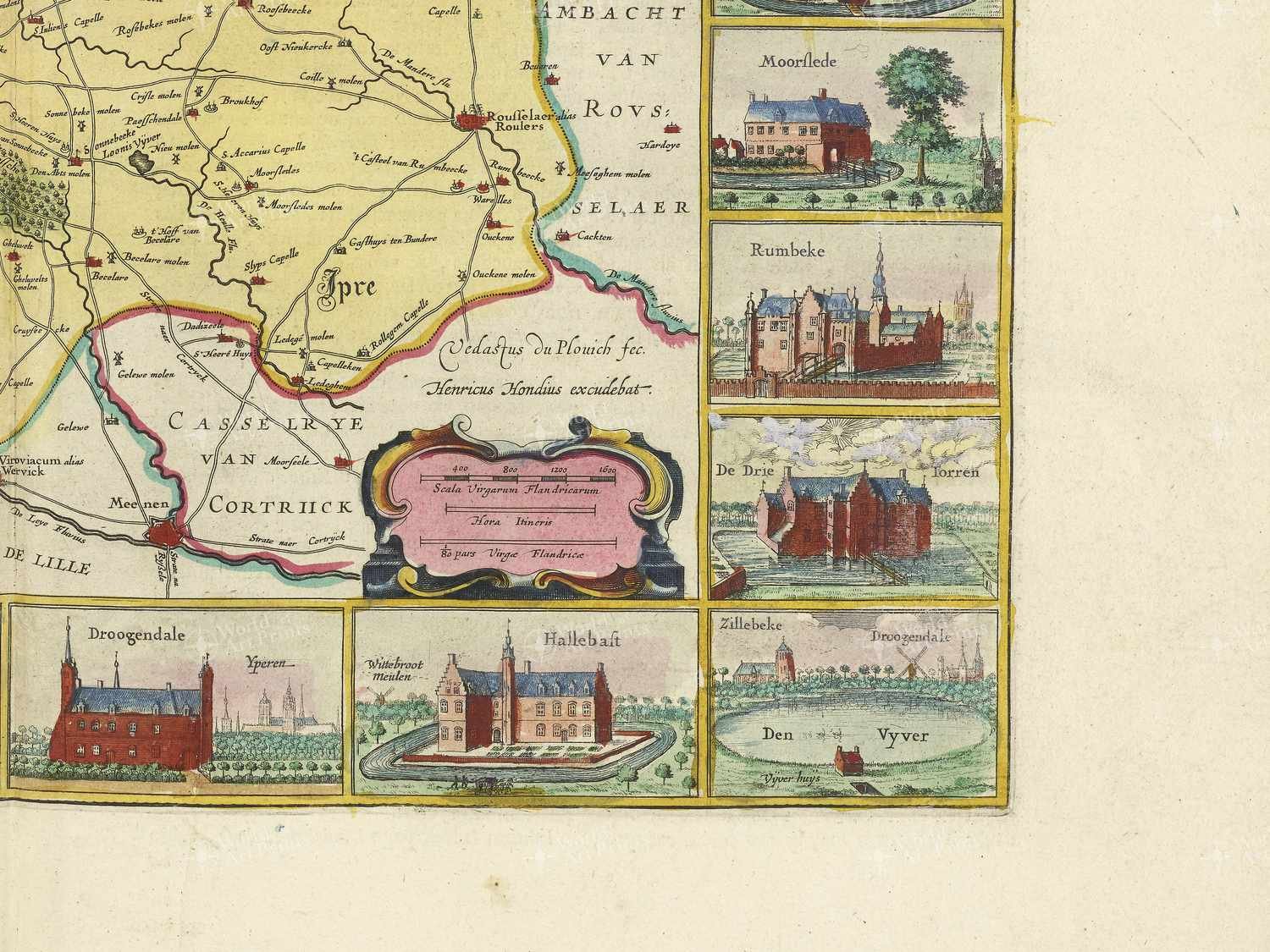Map bottom right quadrant