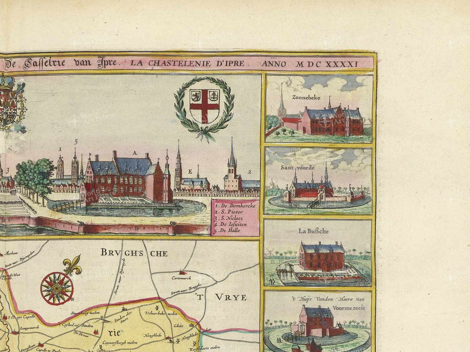 Map top right quadrant