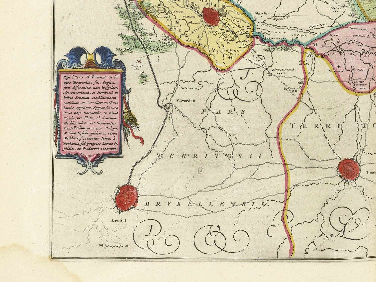 Map bottom left quadrant