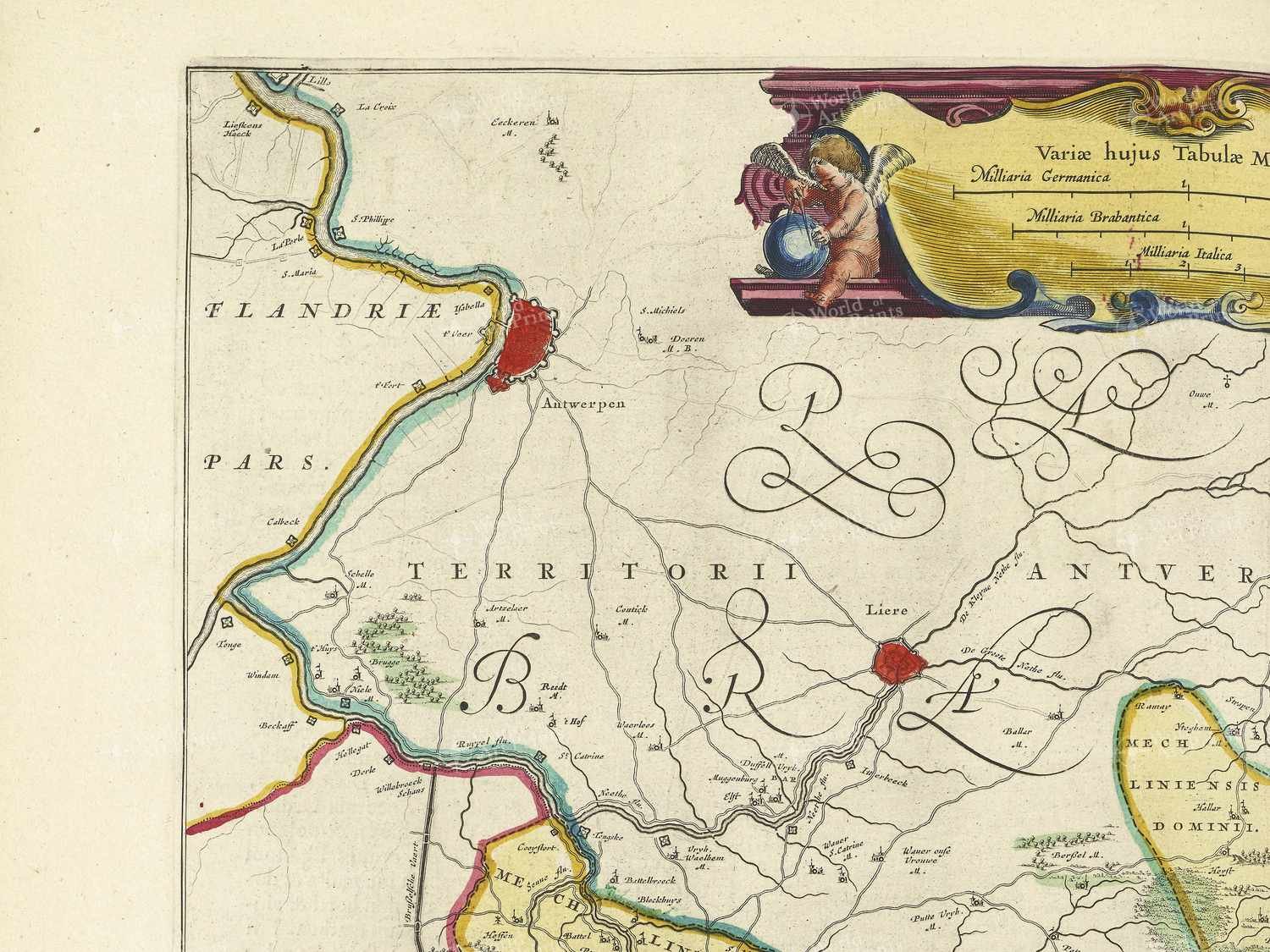 Map top left quadrant