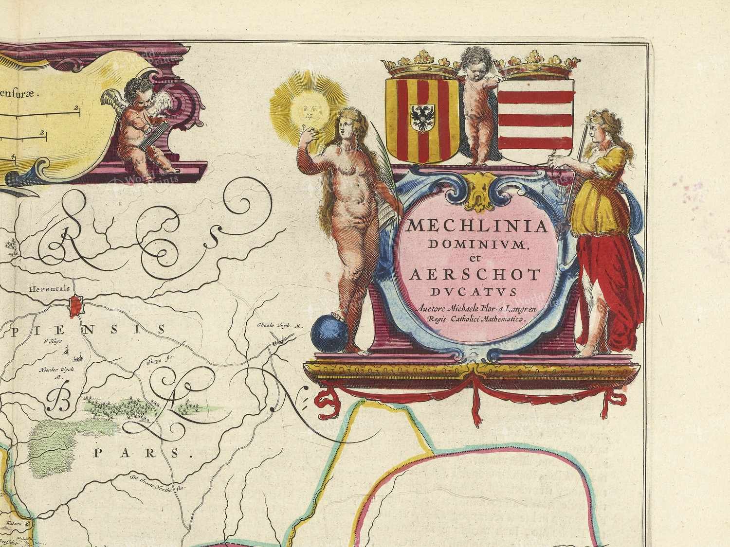 Map top right quadrant